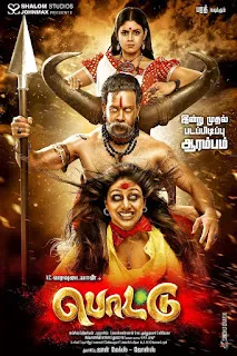 Download Pottu (2019) Hindi Dubbed 720p WEBRip Full Movie