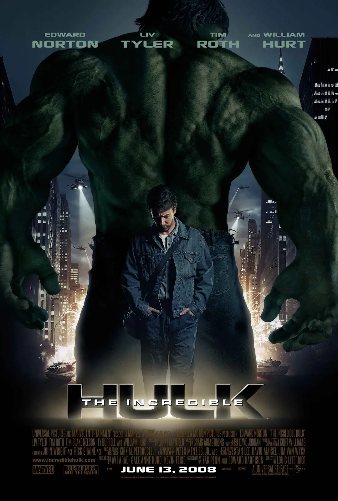 The Incredible Hulk (2008) Dual Audio in 720p BluRay